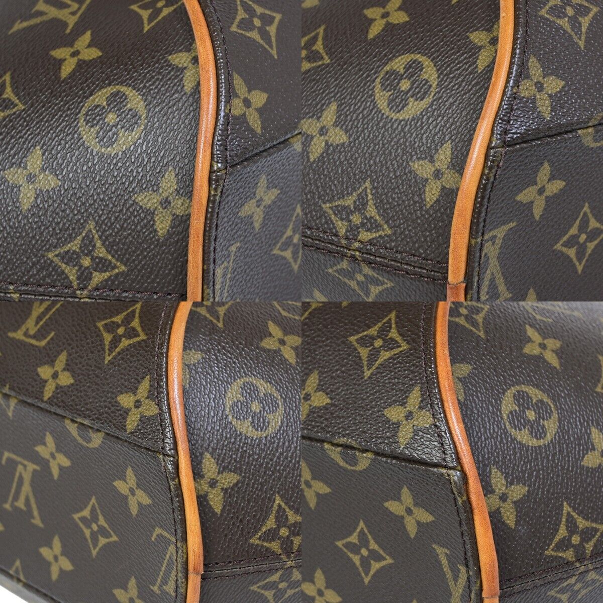 Louis Vuitton Ellipse, Brown, Canvas, handbag