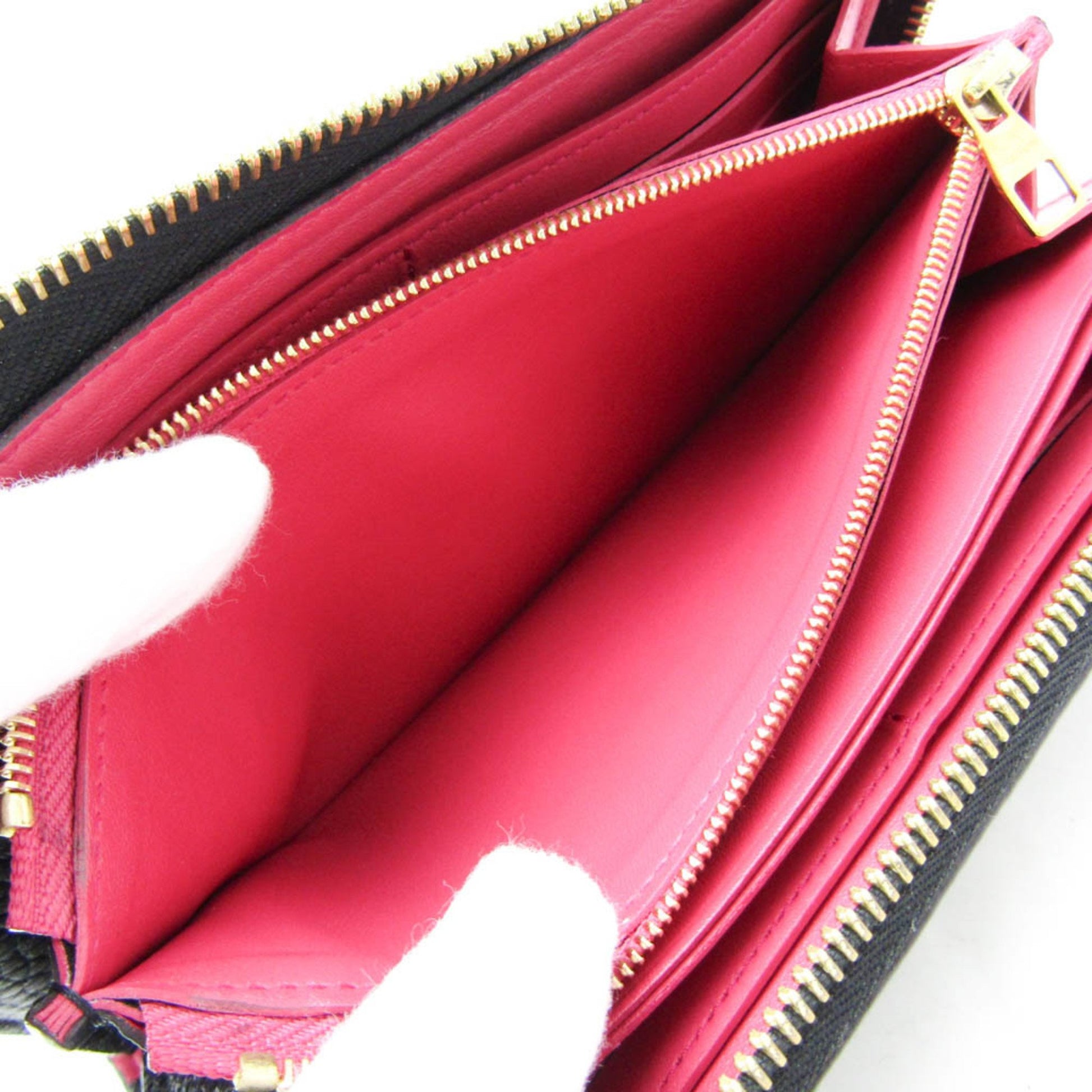 Louis Vuitton Comete, Black, Leather, wallet