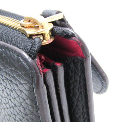 Louis Vuitton Comete, Black, Leather, wallet