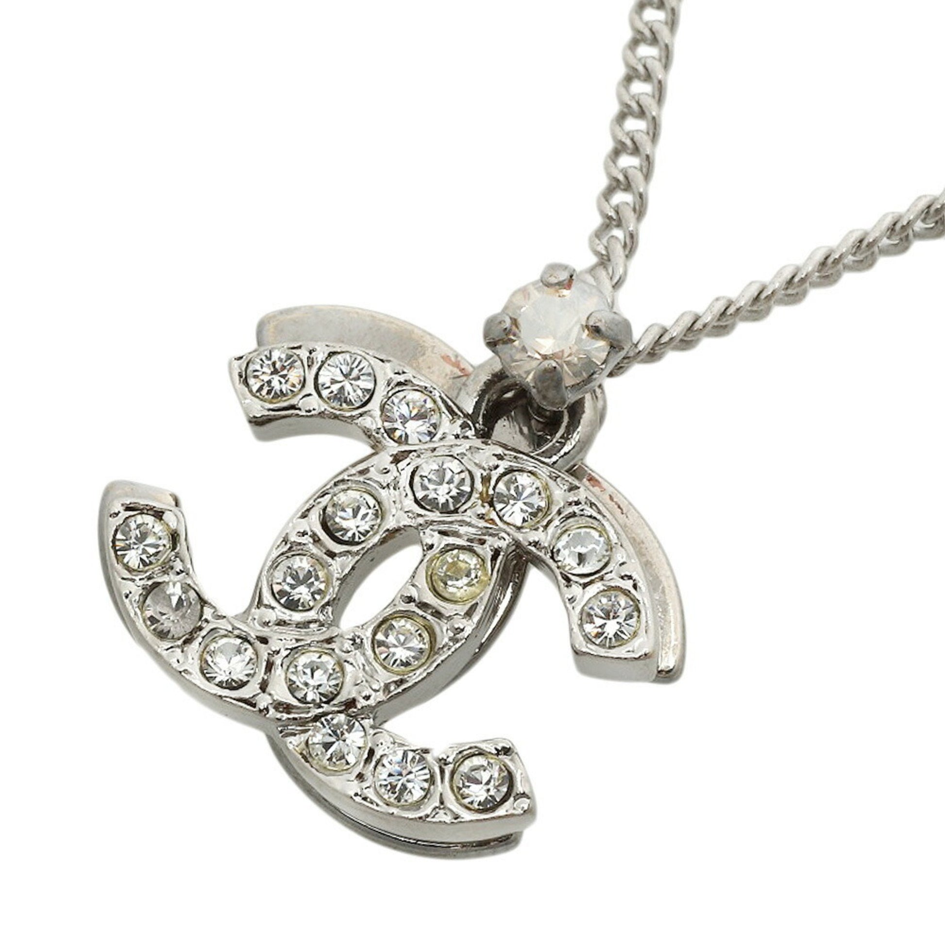 Chanel Coco Mark, Silver, Steel, necklace