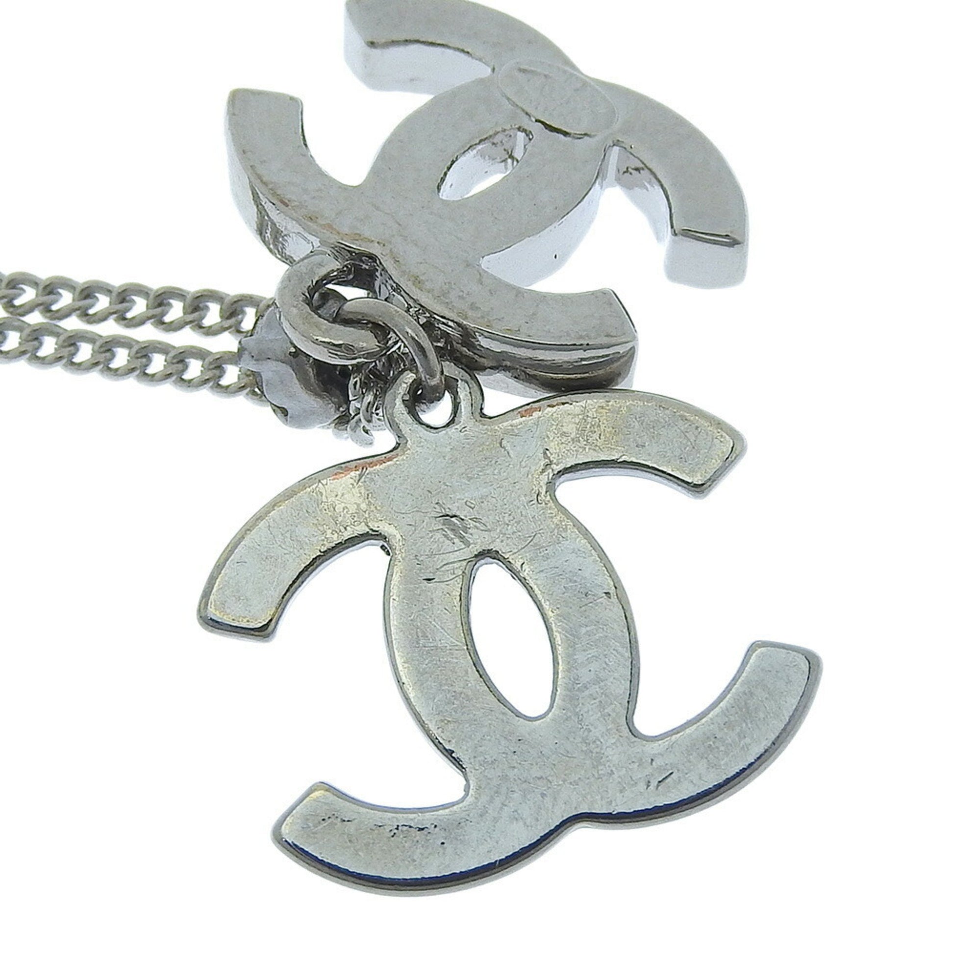 Chanel Coco Mark, Silver, Steel, necklace