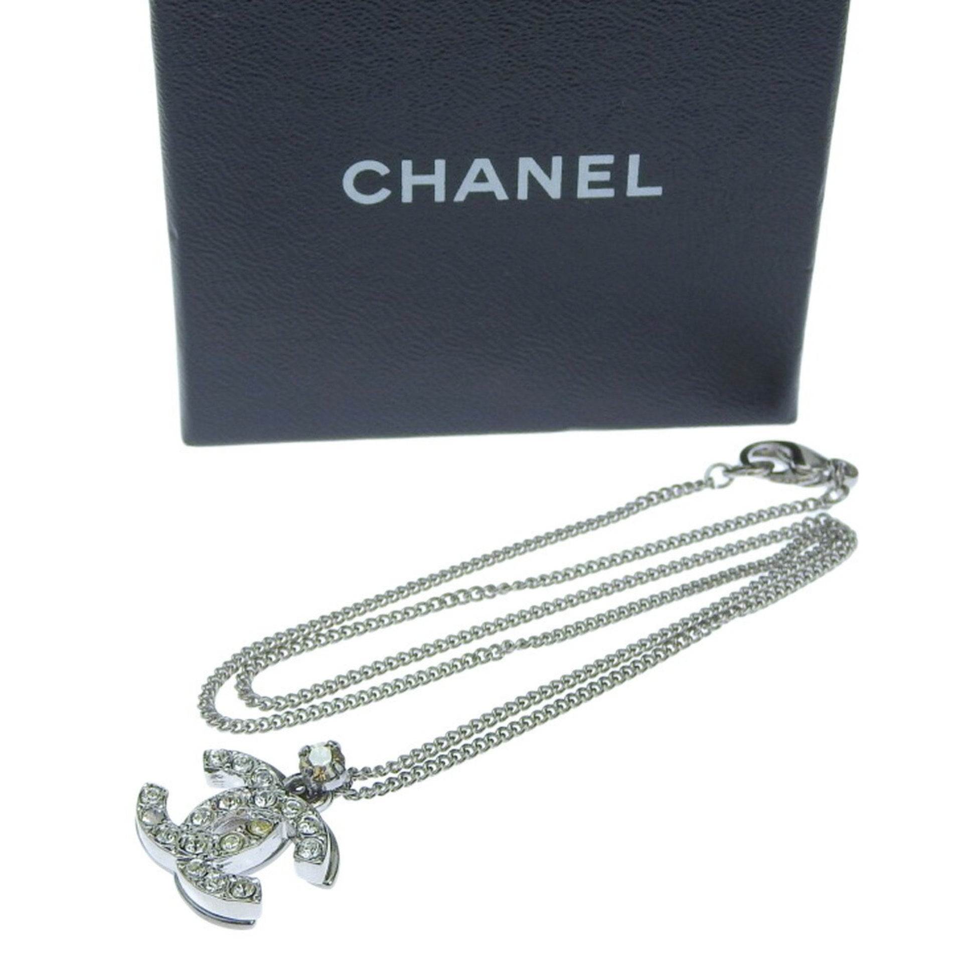 Chanel Coco Mark, Silver, Steel, necklace