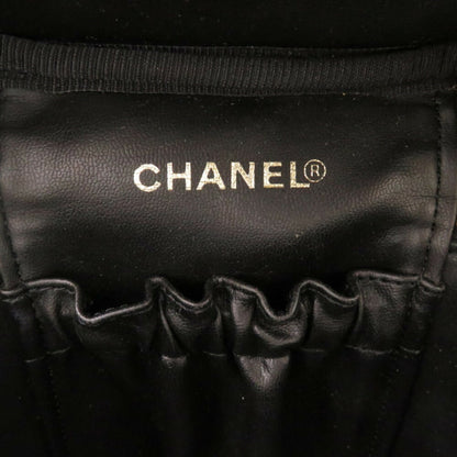 Chanel Vanity, Black, Leather, clutch