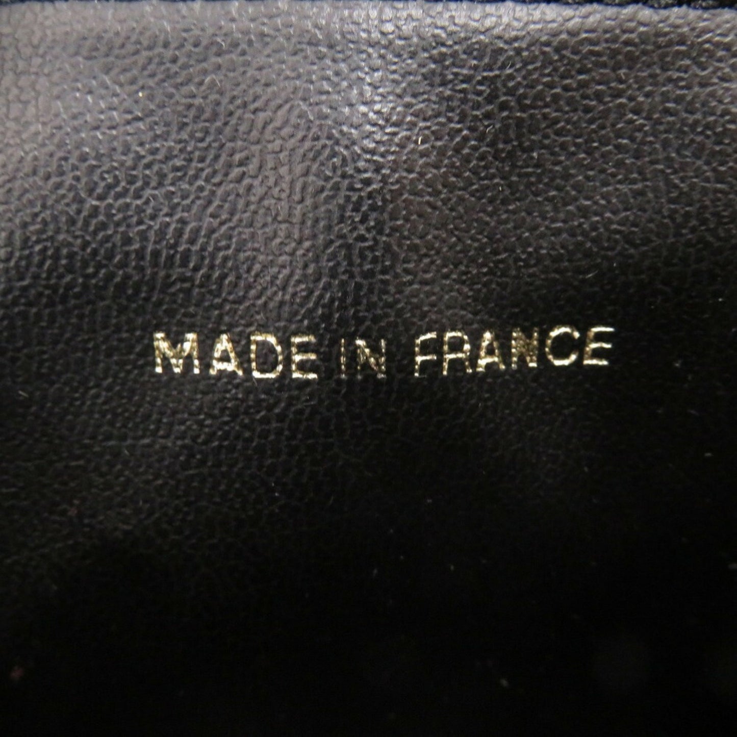 Chanel Vanity, Black, Leather, clutch