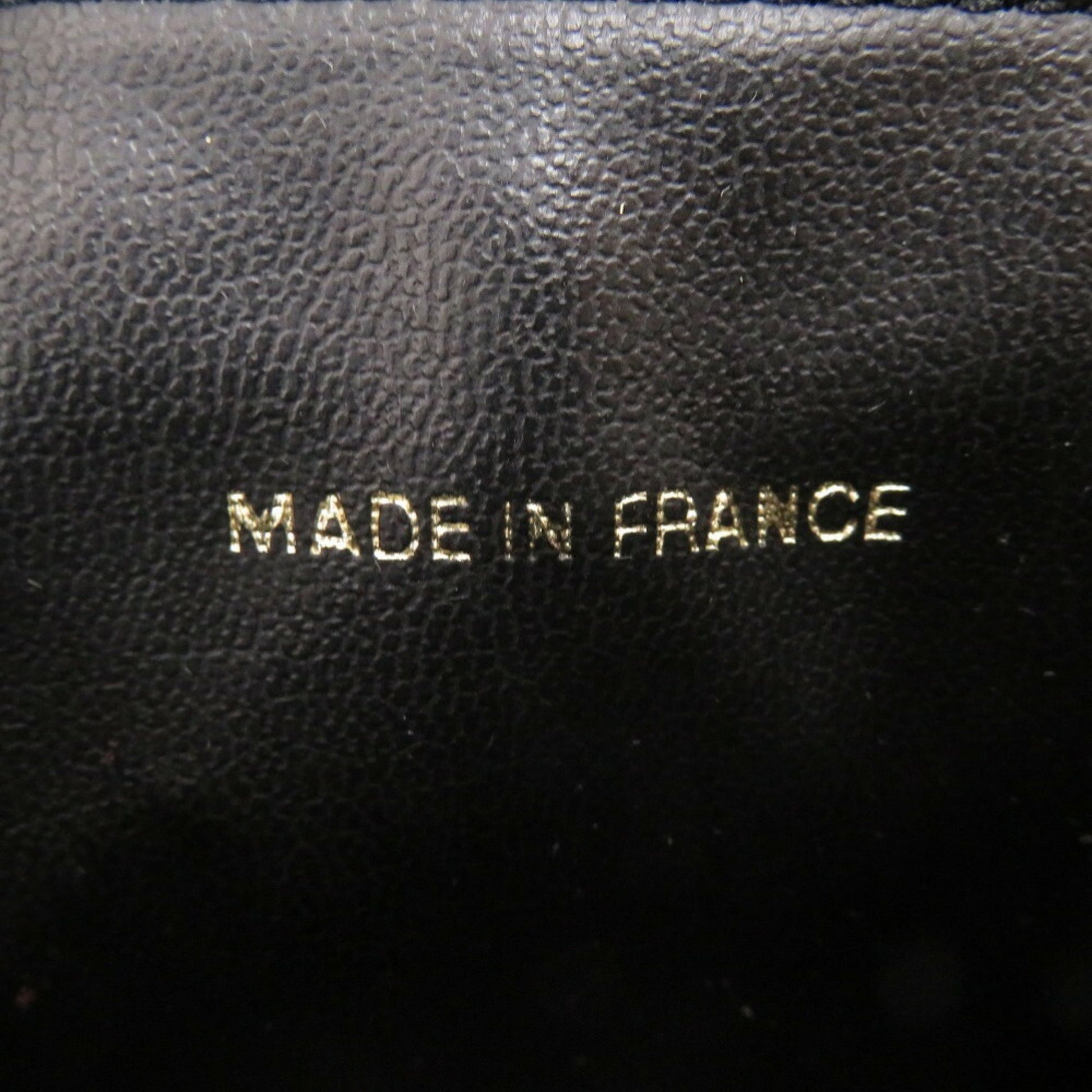 Chanel Vanity, Black, Leather, clutch