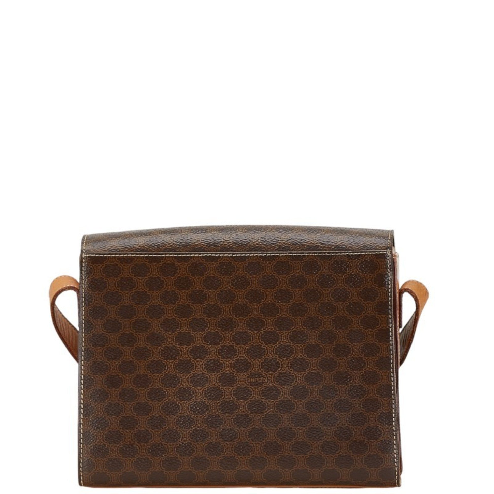 Céline, Brown, Canvas, shoulder