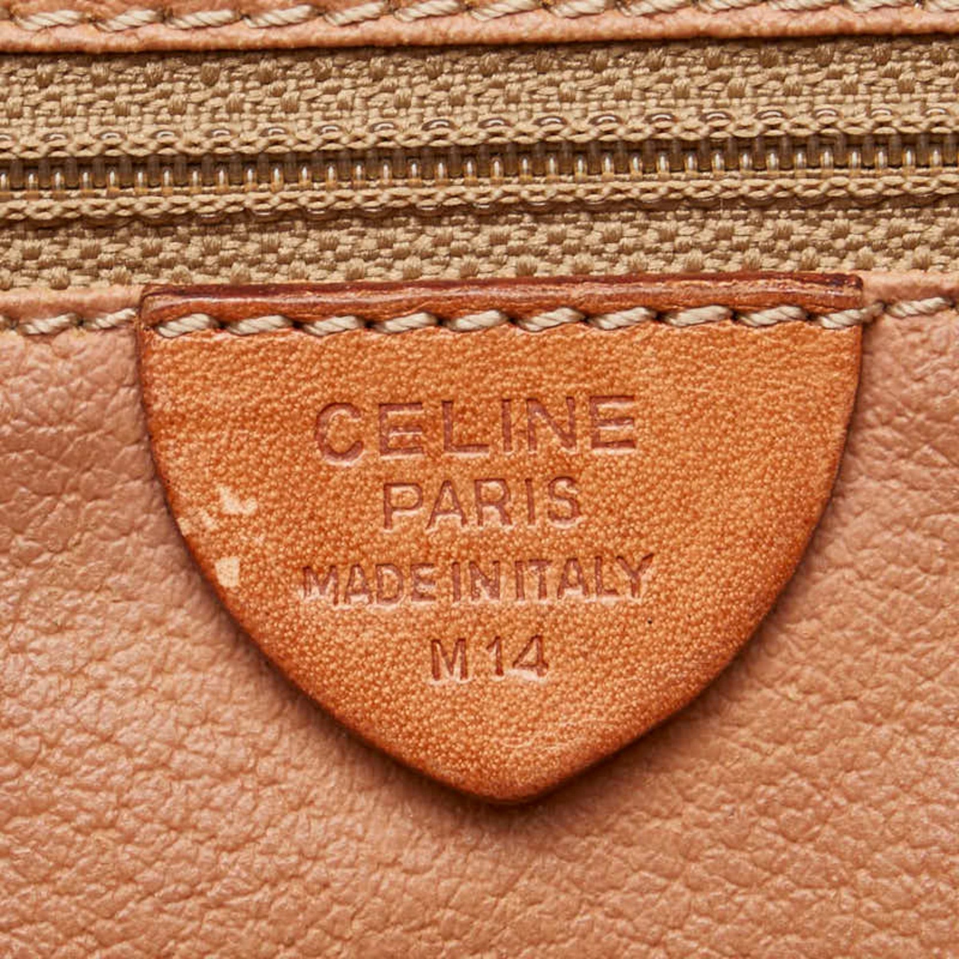 Céline, Brown, Canvas, shoulder