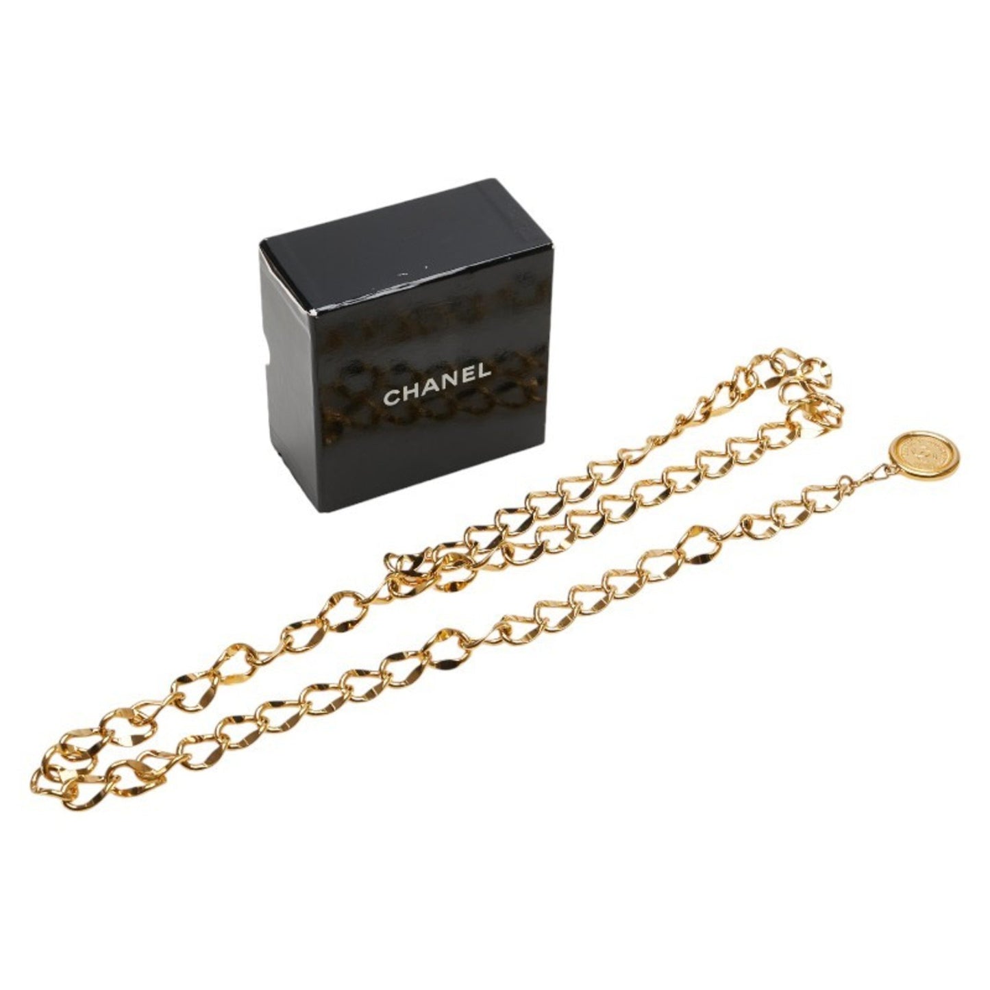 Chanel Logo CC, Gold, Gold Plated, belt