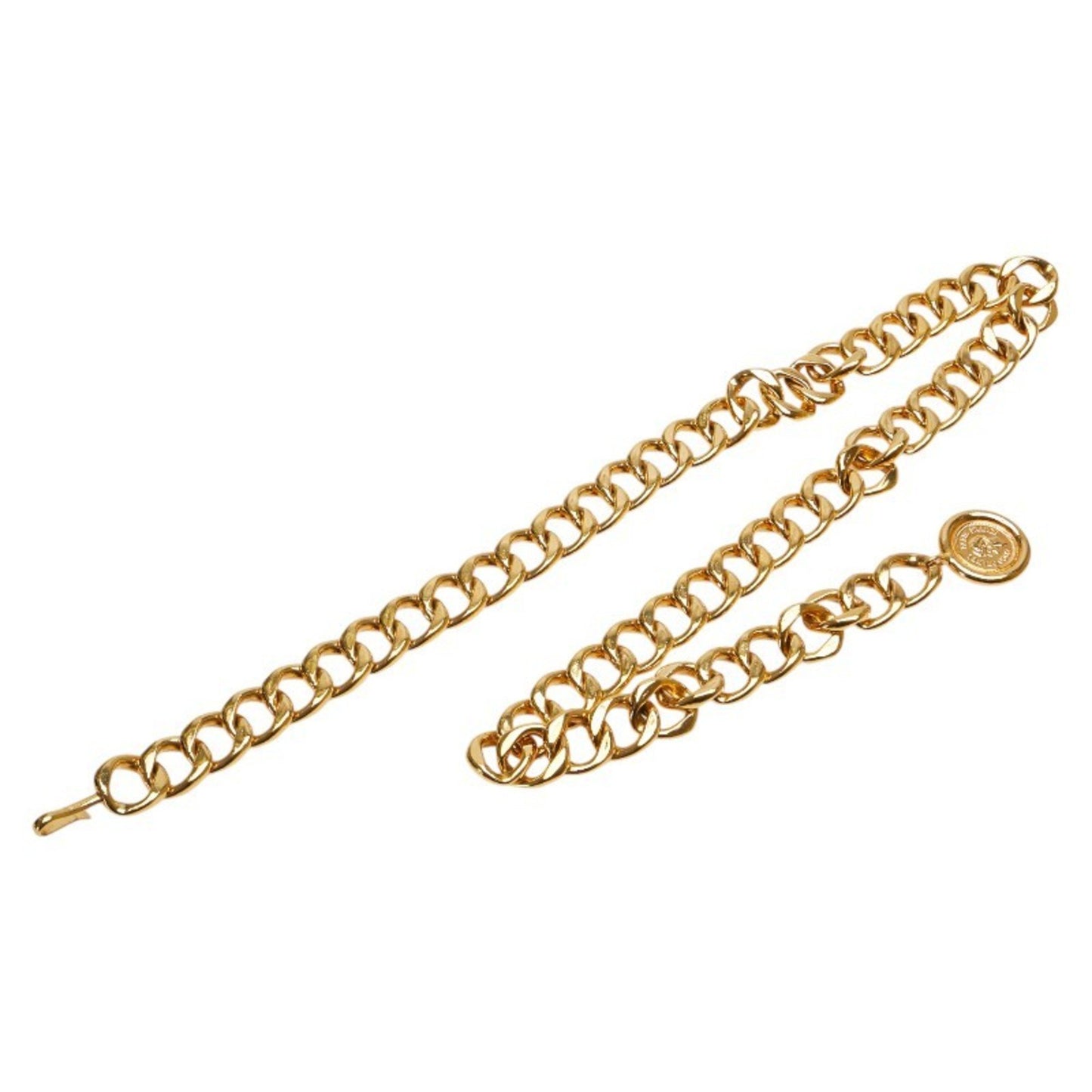 Chanel Coco Mark, Gold, Gold Plated, belt