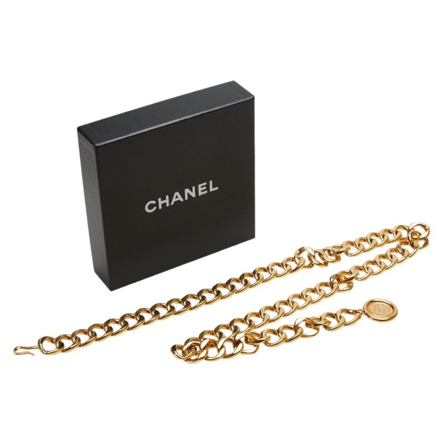 Chanel Coco Mark, Gold, Gold Plated, belt