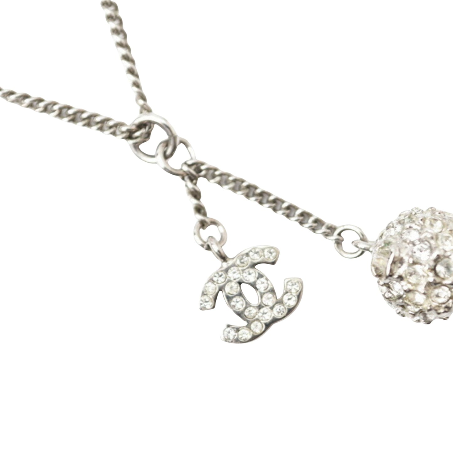 Chanel Coco Mark, Silver, Gold Plated, necklace