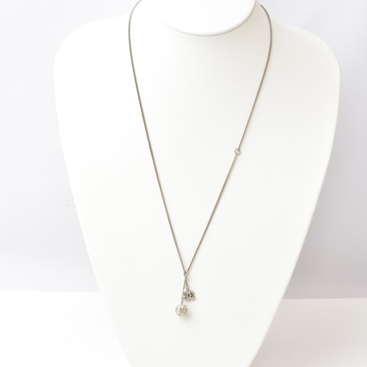 Chanel Coco Mark, Silver, Gold Plated, necklace