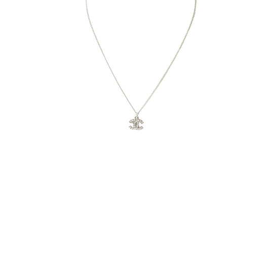 Chanel Coco Mark, Silver, Metal, necklace