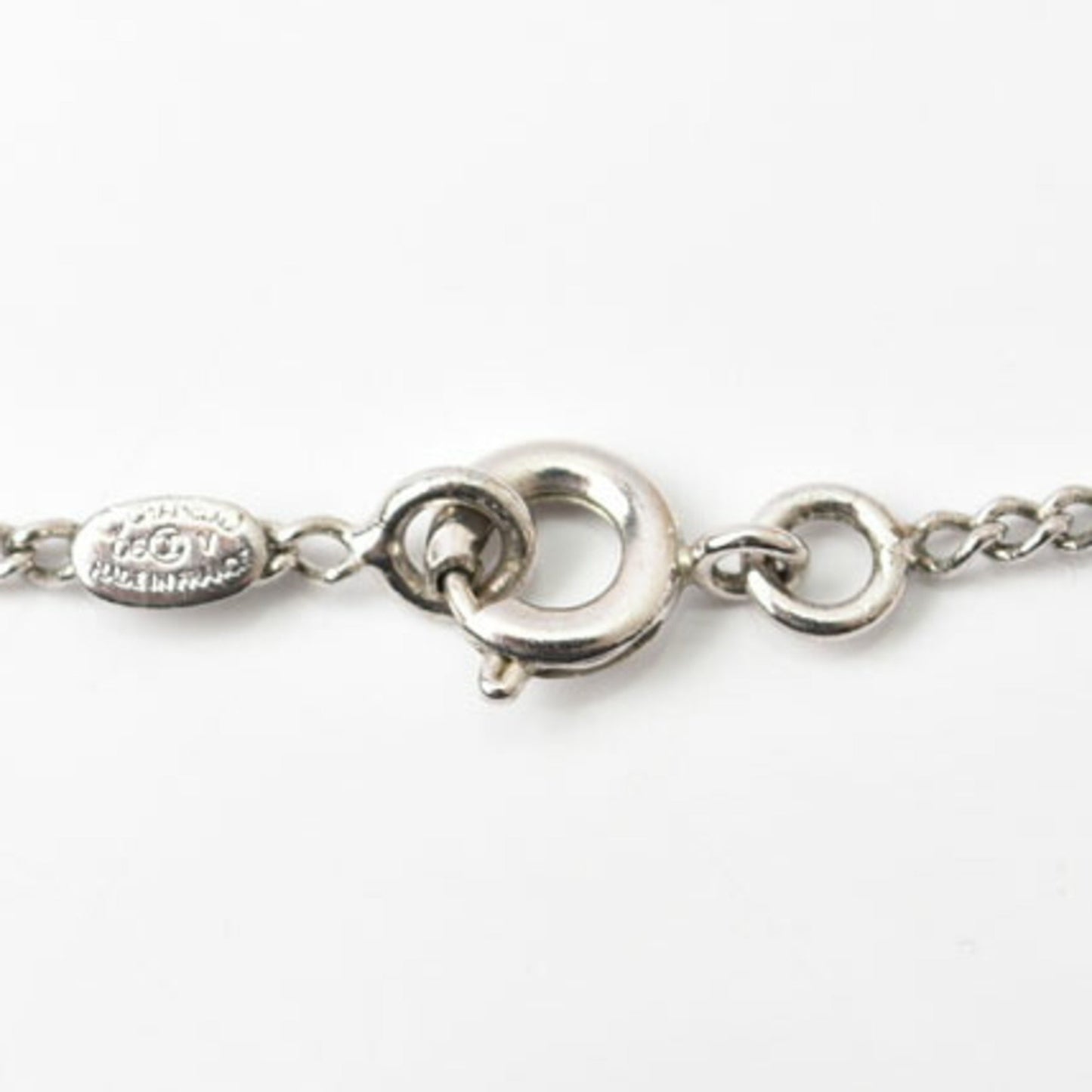 Chanel Coco Mark, Silver, Metal, necklace