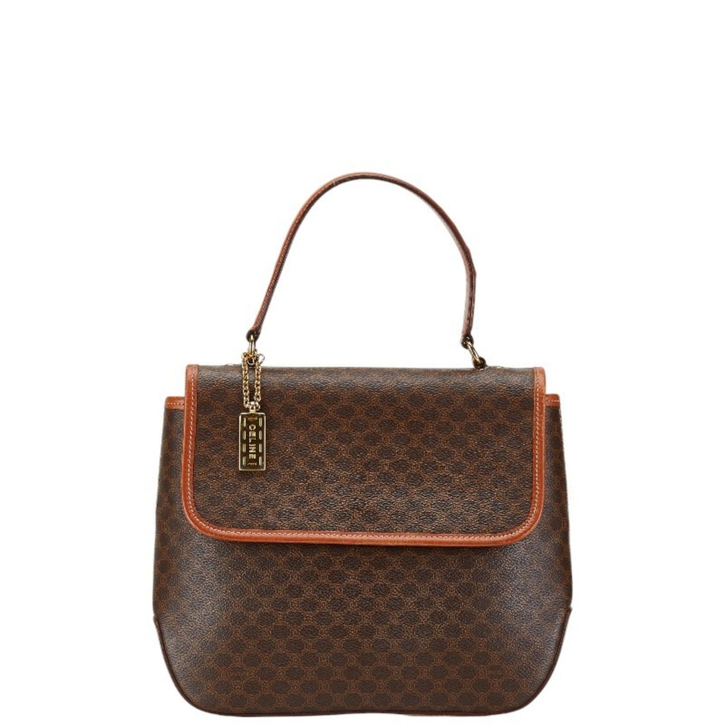 Céline Macadam, Brown, Canvas, handbag