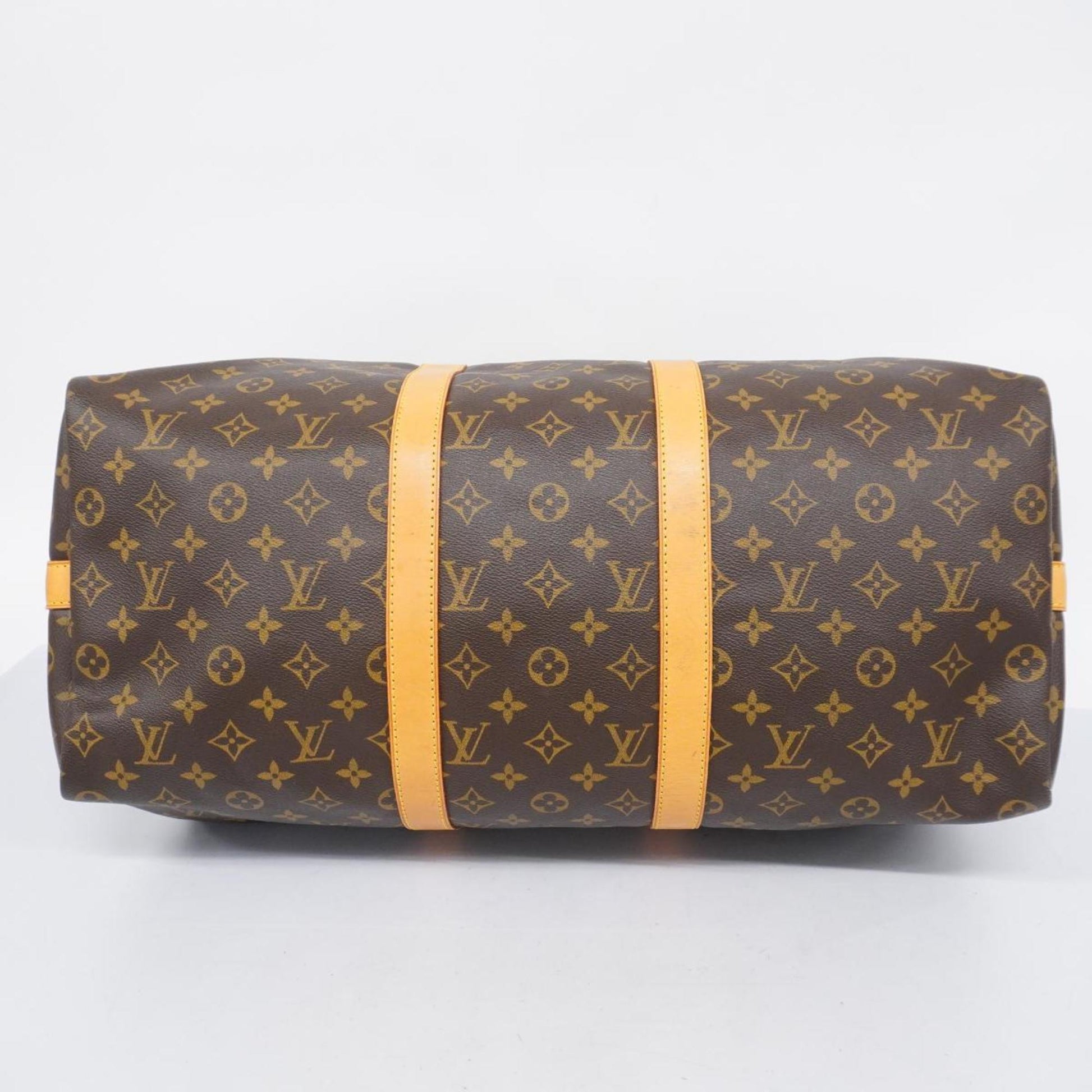 Louis Vuitton Keepall Bandouliere 50, Brown, Canvas, travel