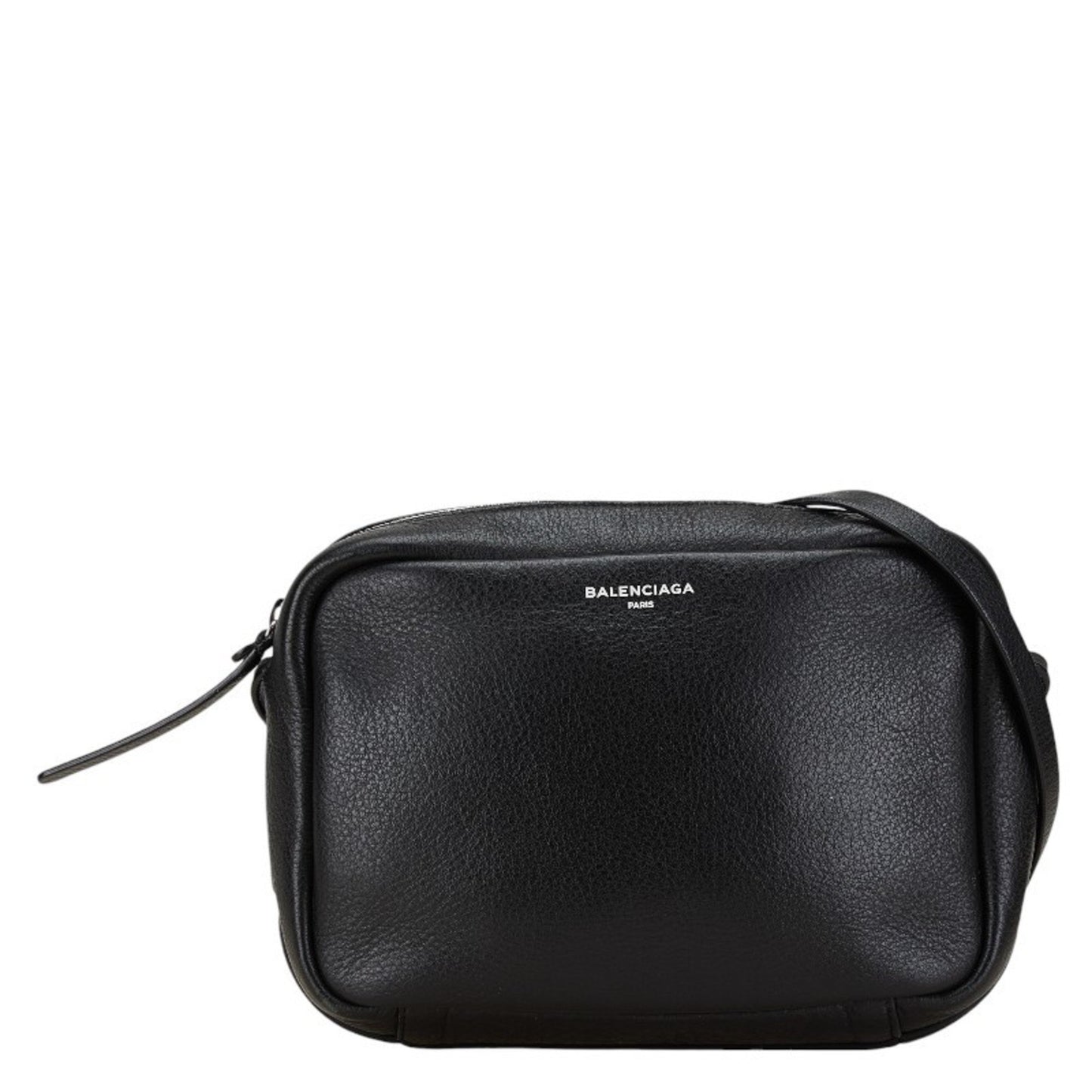 Balenciaga Camera, Black, Leather, shoulder