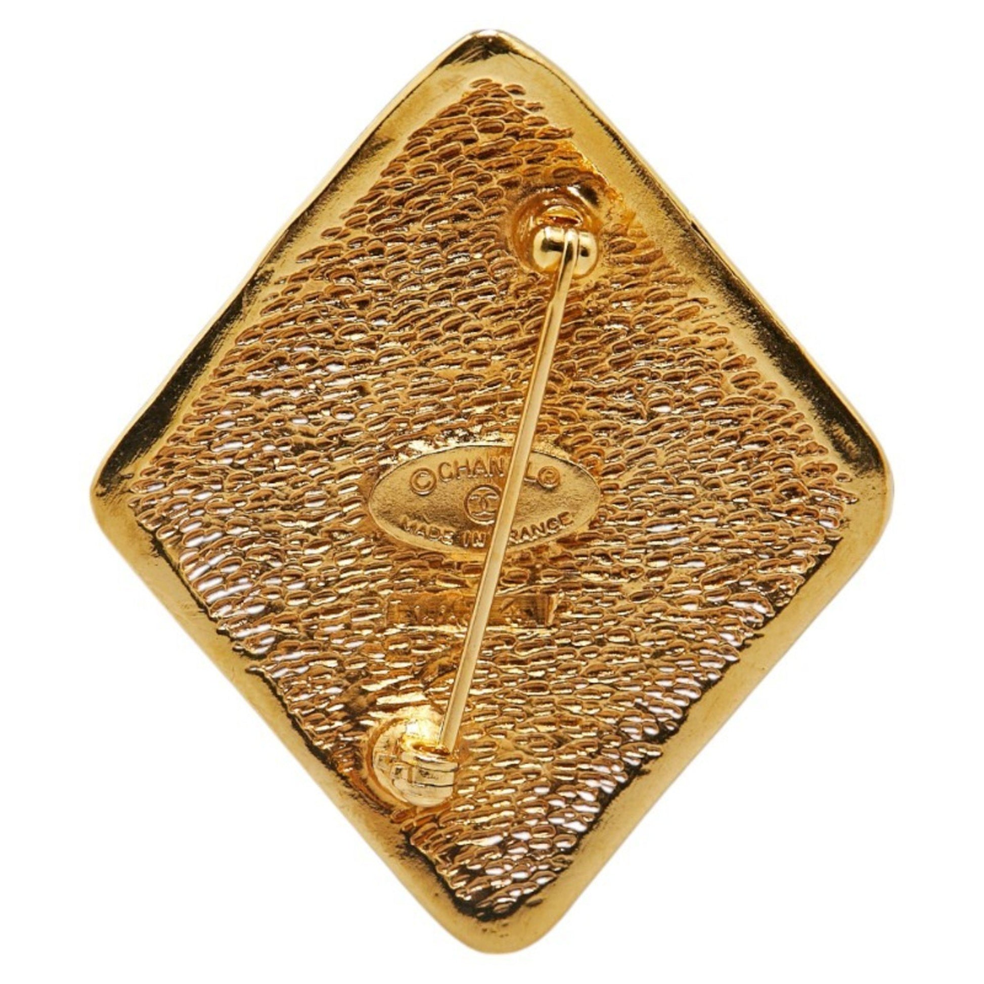 Chanel Coco Mark, Gold, Gold Plated, brooch