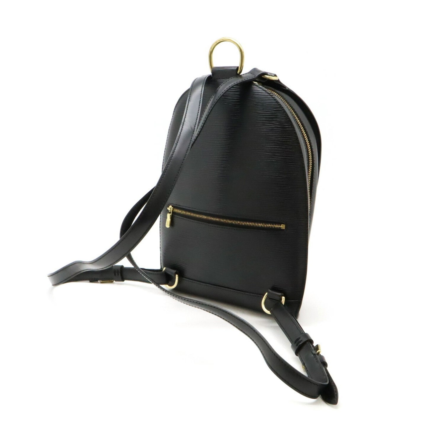 Louis Vuitton Mabillon, Black, Leather, backpack