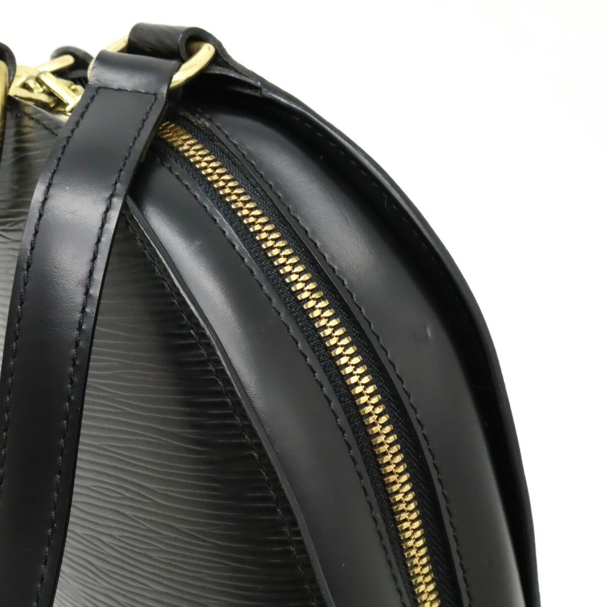 Louis Vuitton Mabillon, Black, Leather, backpack