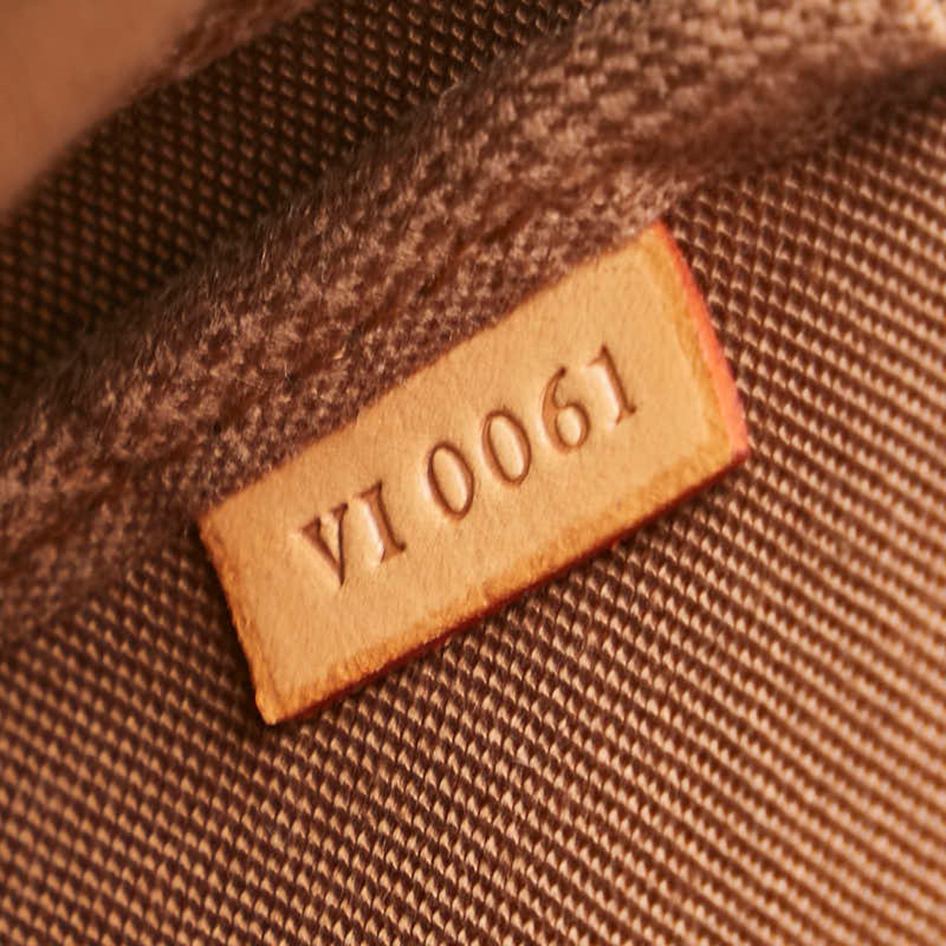 Louis Vuitton Pochette Accessoire, Brown, Canvas, clutch