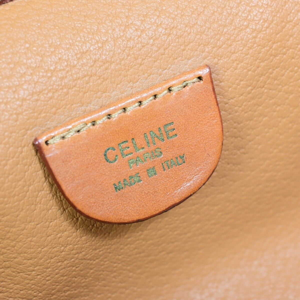 Céline Macadam, Brown, Canvas, handbag