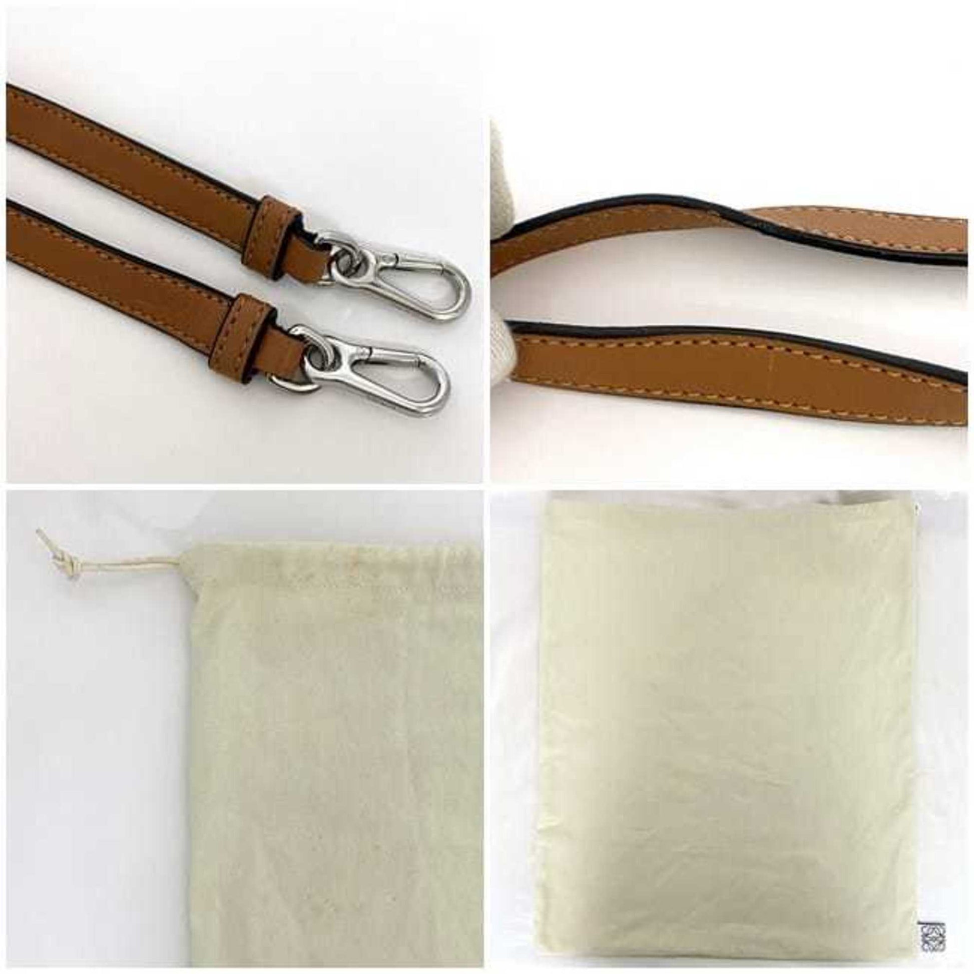 Loewe Missy, Brown, Leather, handbag