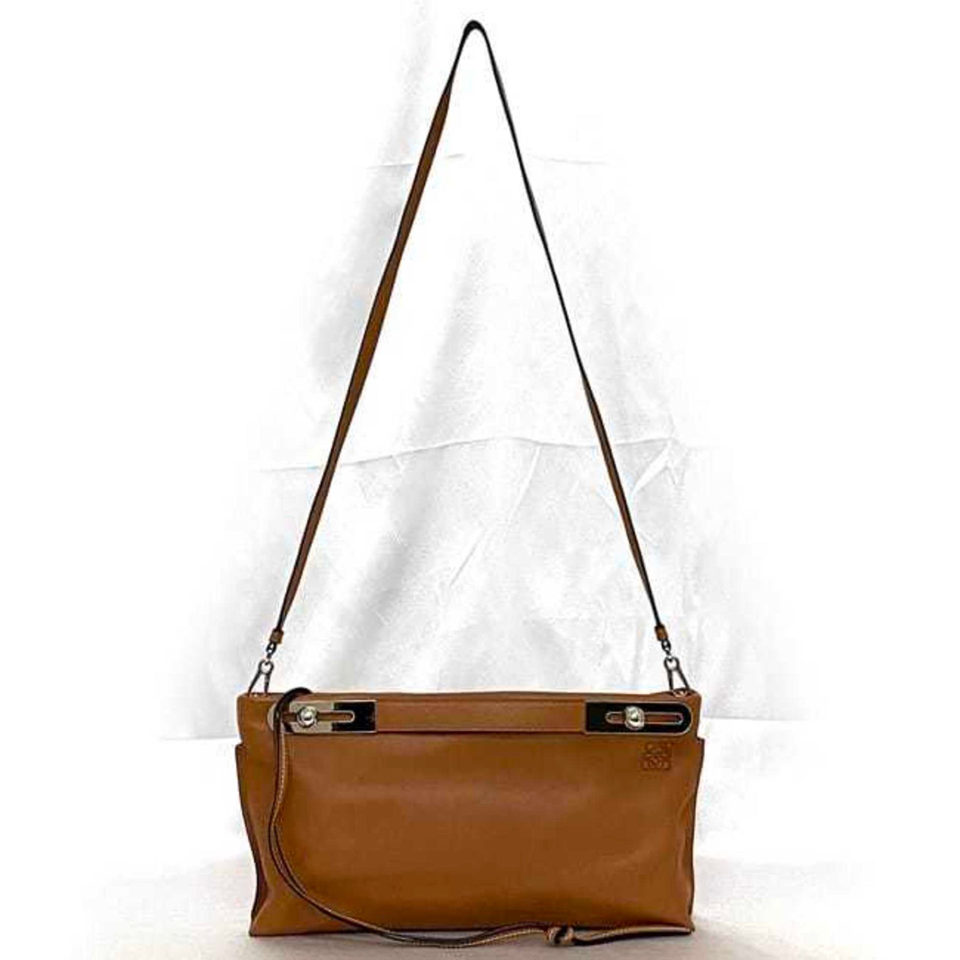 Loewe Missy, Brown, Leather, handbag