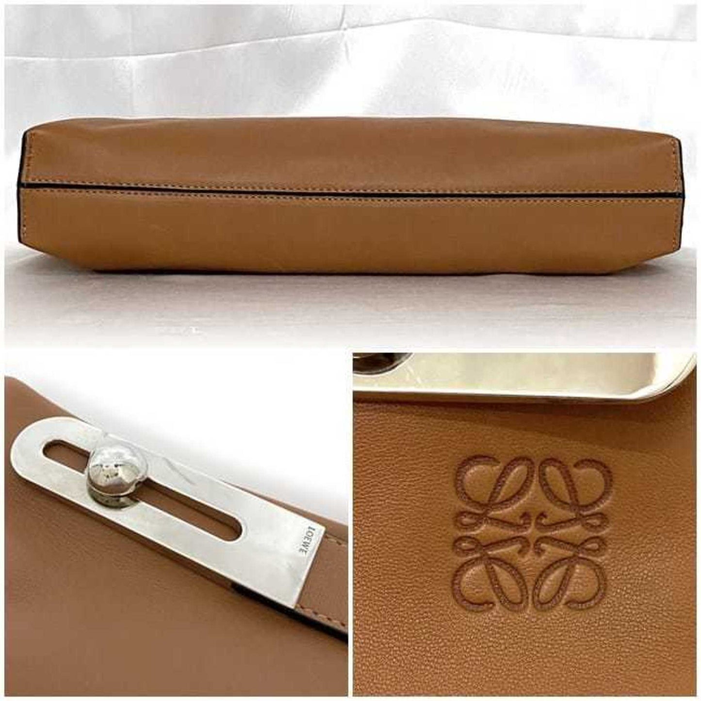 Loewe Missy, Brown, Leather, handbag