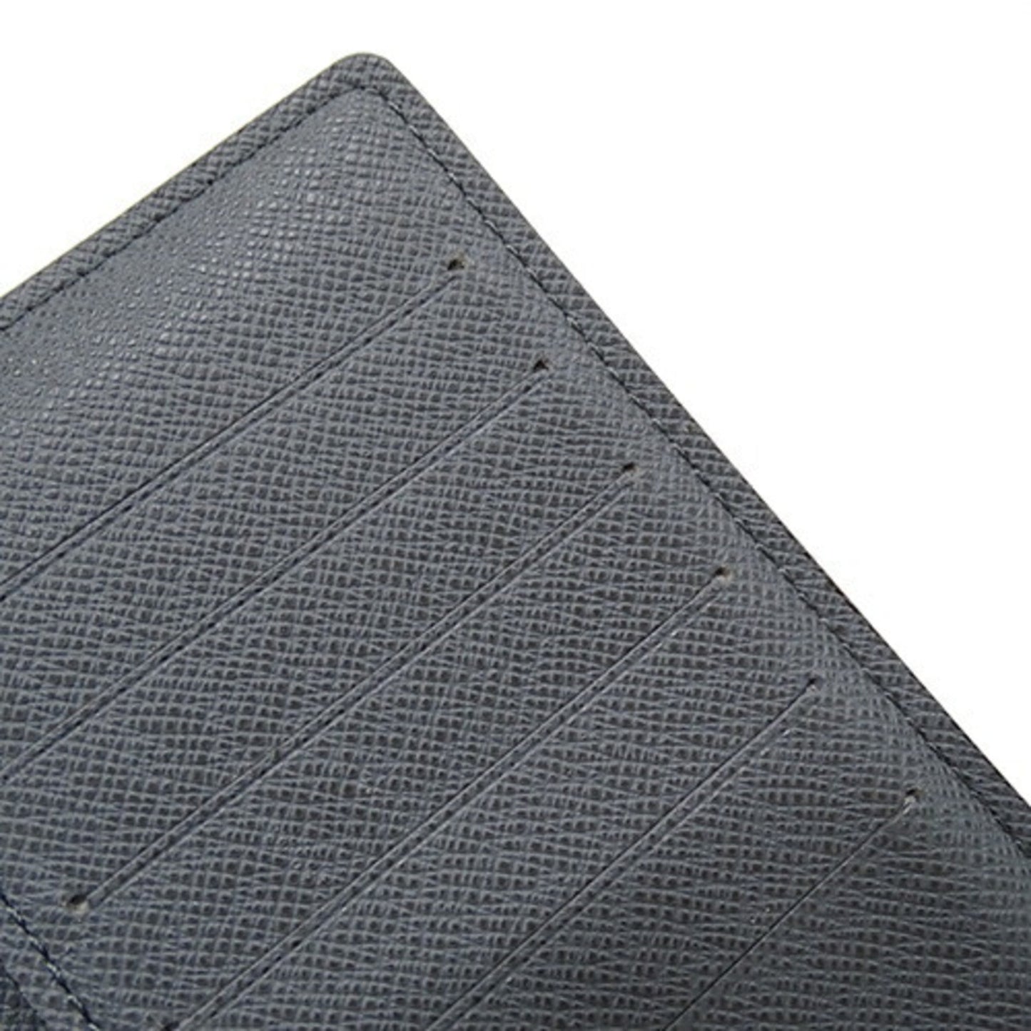 Louis Vuitton Brazza, Grey, Leather, wallet