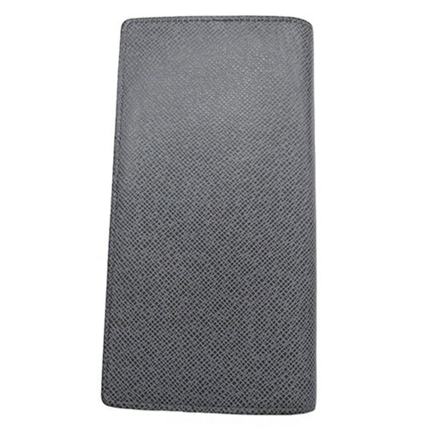 Louis Vuitton Brazza, Grey, Leather, wallet