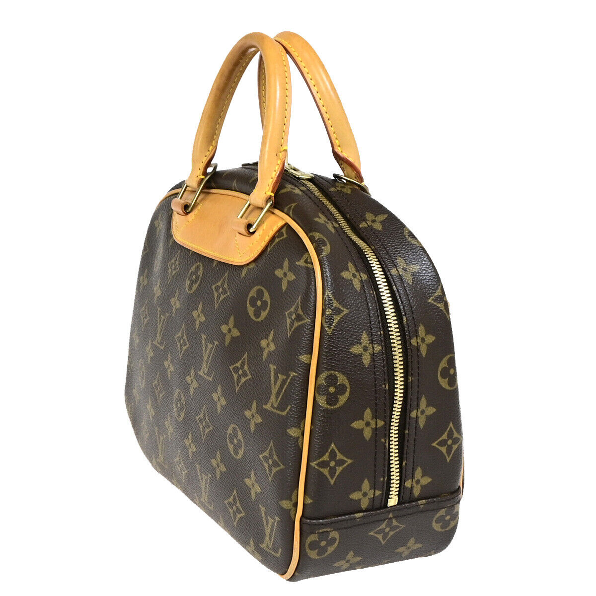 Louis Vuitton Trouville, Brown, Canvas, handbag