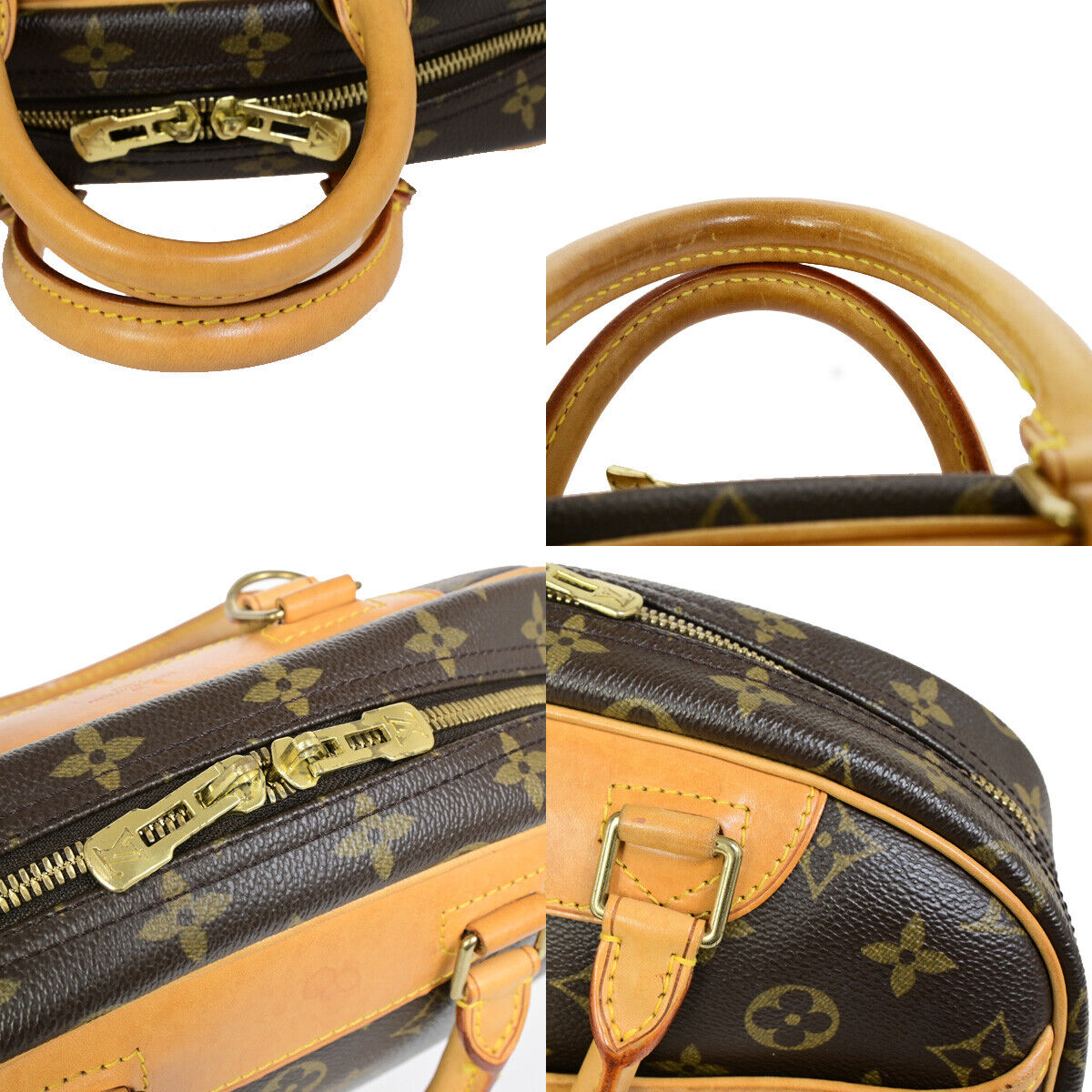 Louis Vuitton Trouville, Brown, Canvas, handbag