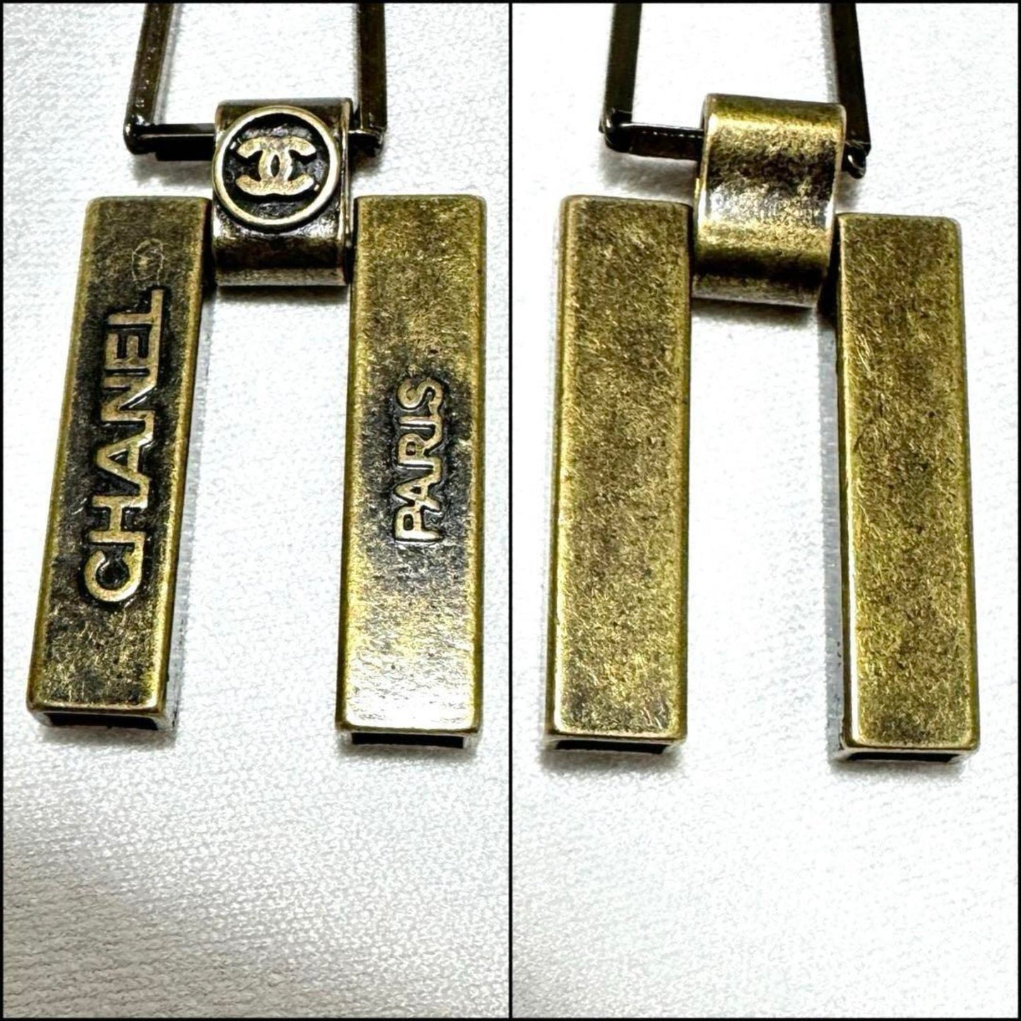 Chanel Coco Mark, Gold, Metal, necklace