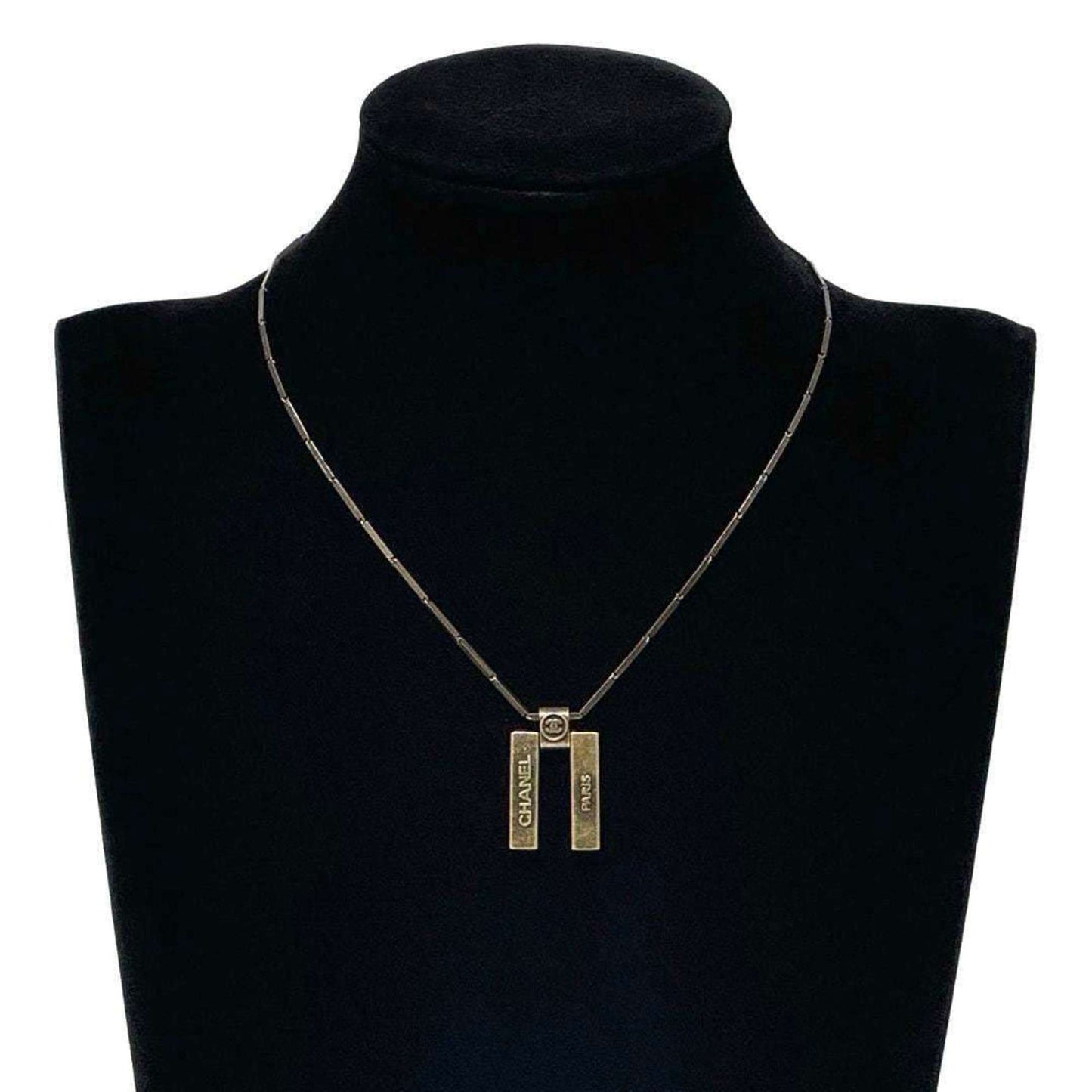 Chanel Coco Mark, Gold, Metal, necklace