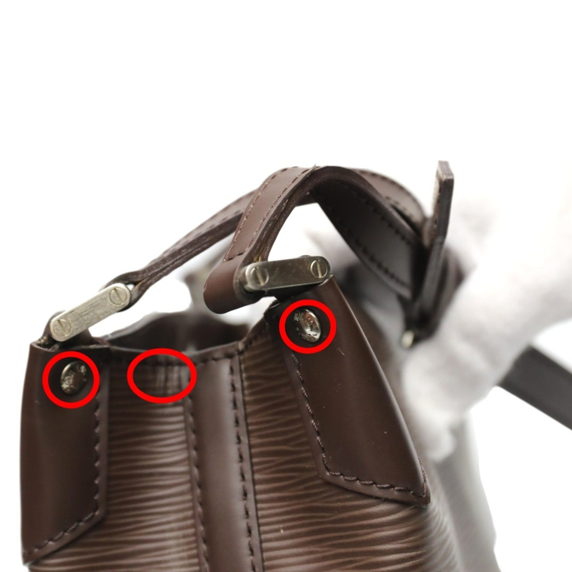 Louis Vuitton Mandala, Brown, Leather, shoulder