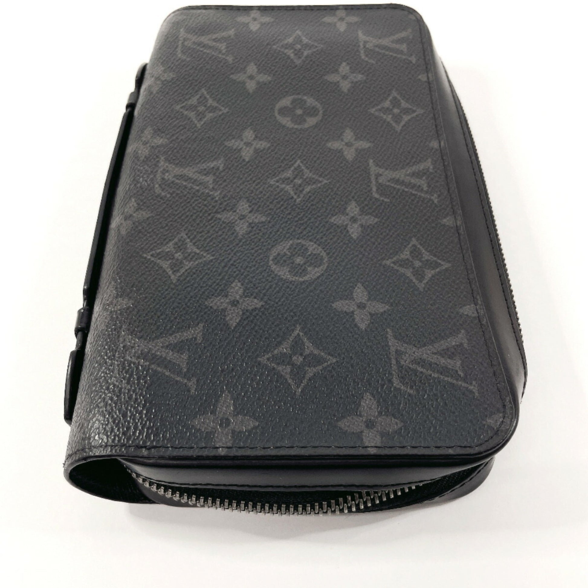 Louis Vuitton Zippy XL, Black, Canvas, wallet