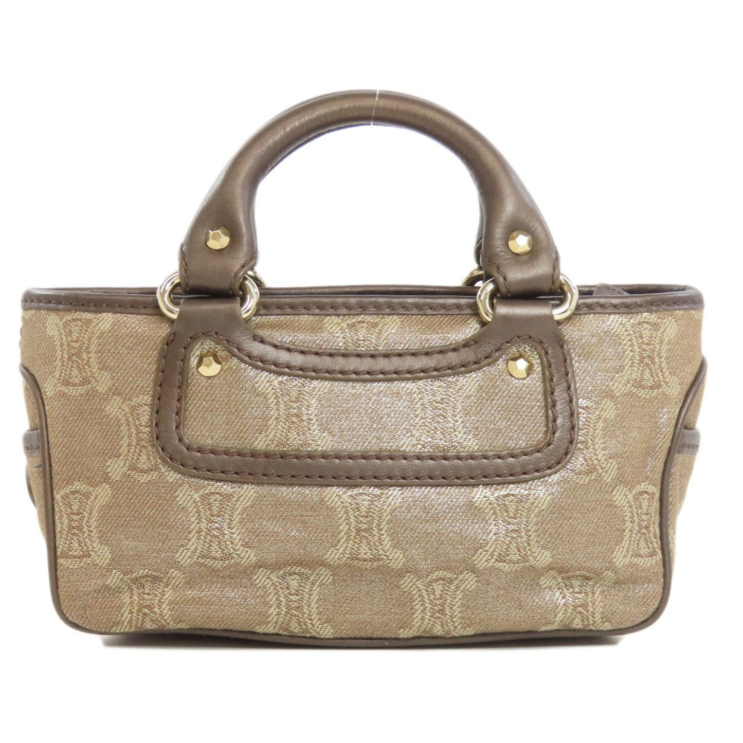 Céline Boogie, Brown, Canvas, handbag