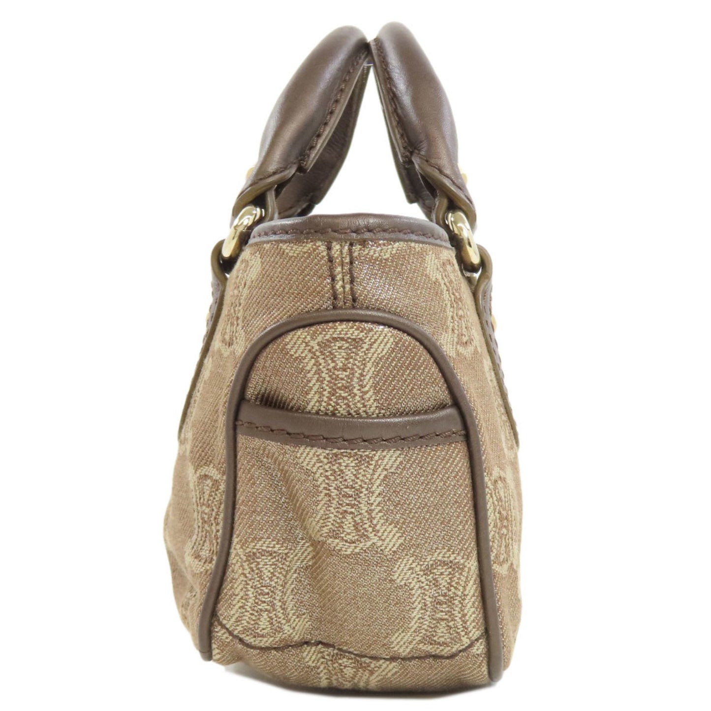 Céline Boogie, Brown, Canvas, handbag