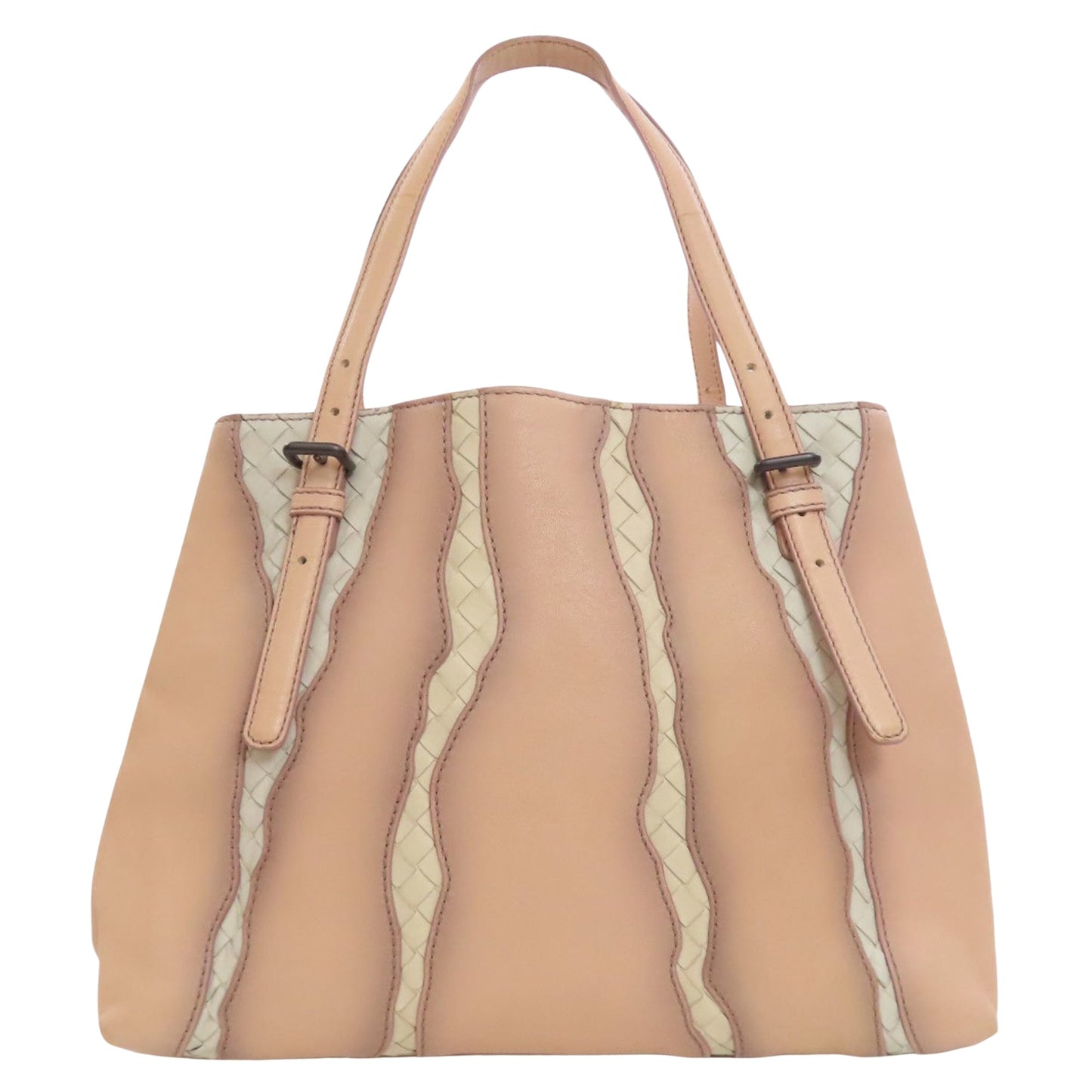 Bottega Veneta Intrecciato, Pink, Leather, tote