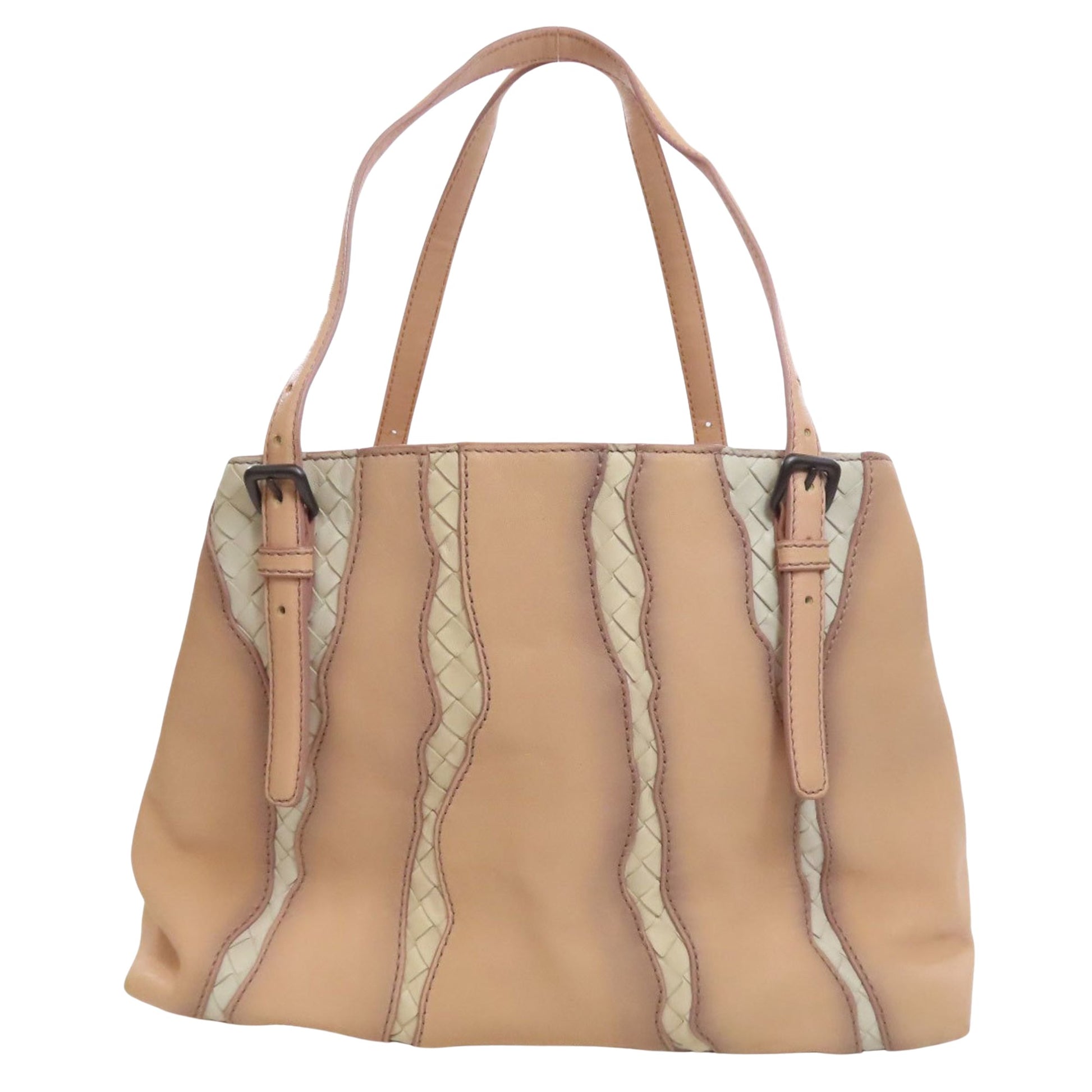 Bottega Veneta Intrecciato, Pink, Leather, tote