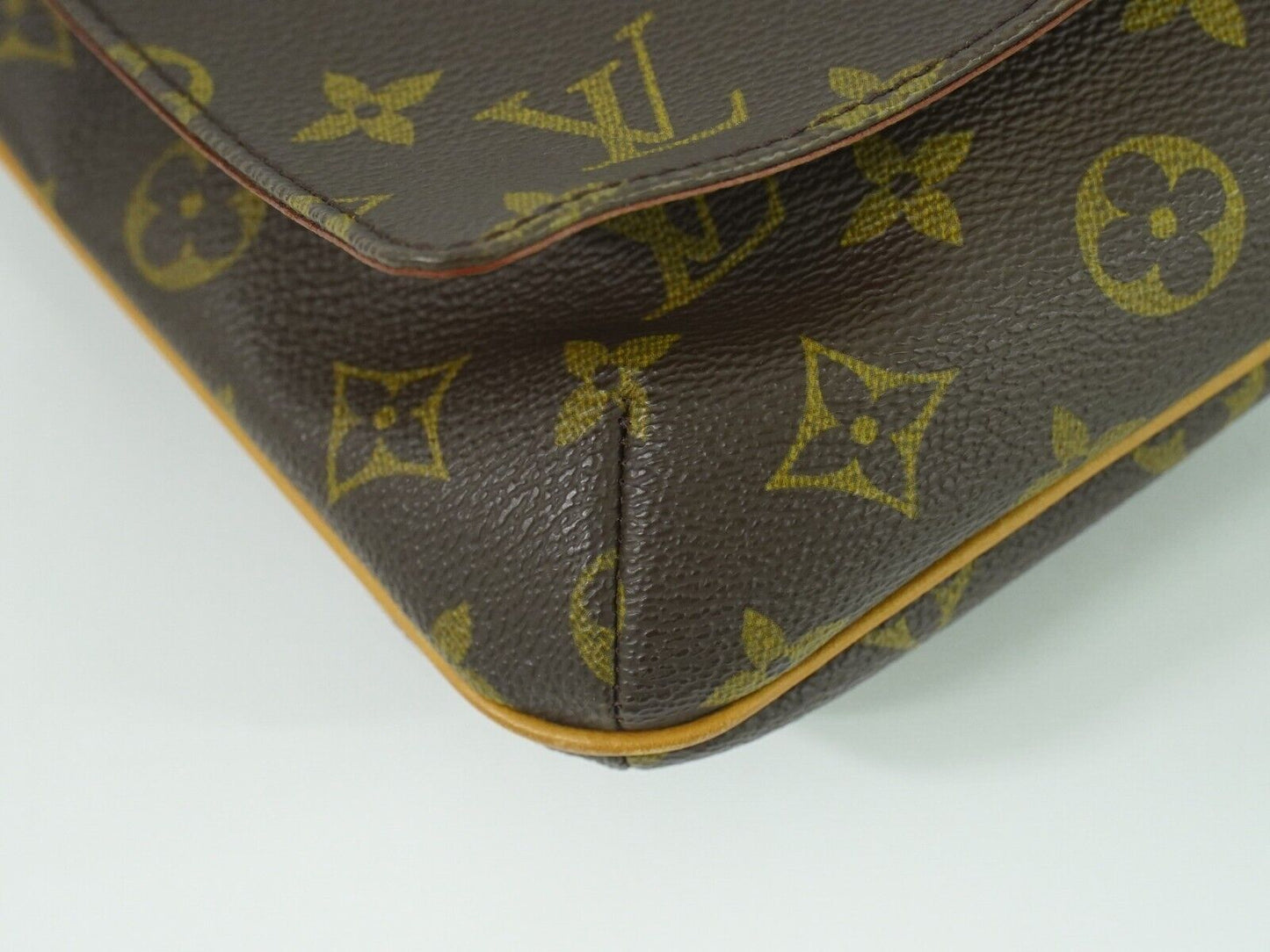 Louis Vuitton Musette Tango, Brown, Canvas, shoulder