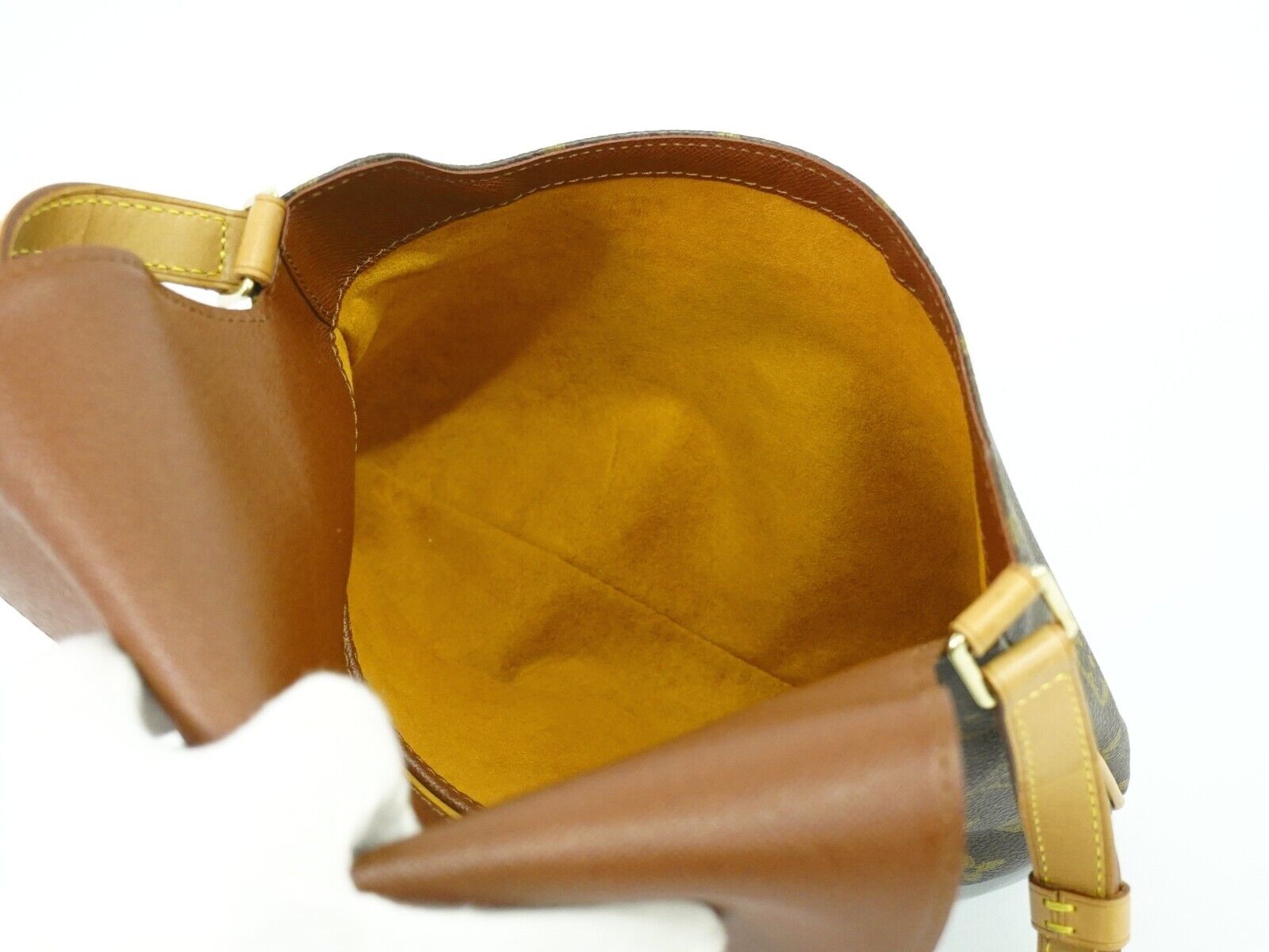 Louis Vuitton Musette Tango, Brown, Canvas, shoulder