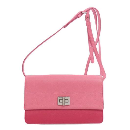 Prada, Pink, Leather, shopper