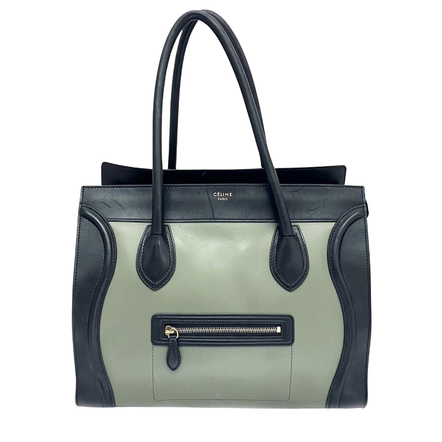 Céline Luggage, Multicolour, Leather, tote