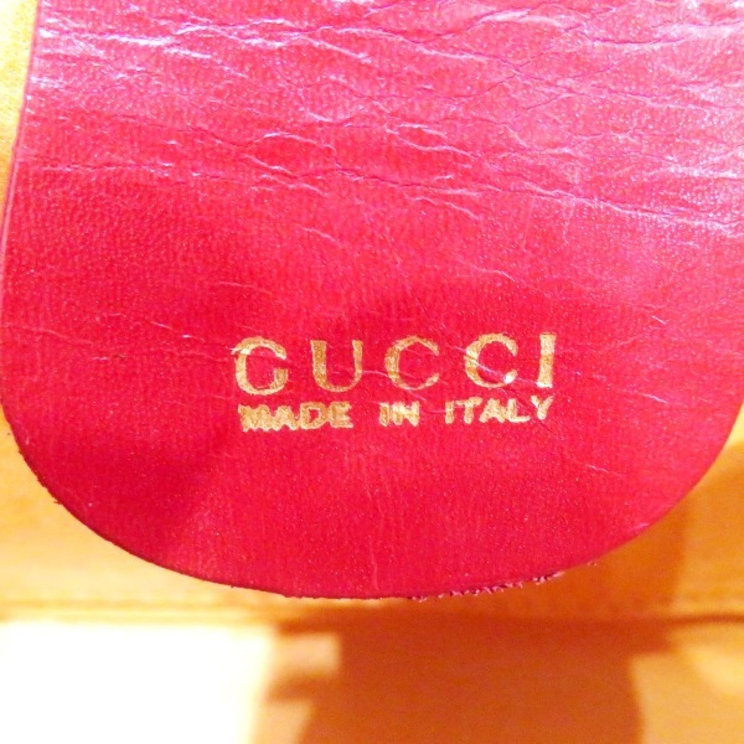 Gucci Vanity, Red, Leather, handbag