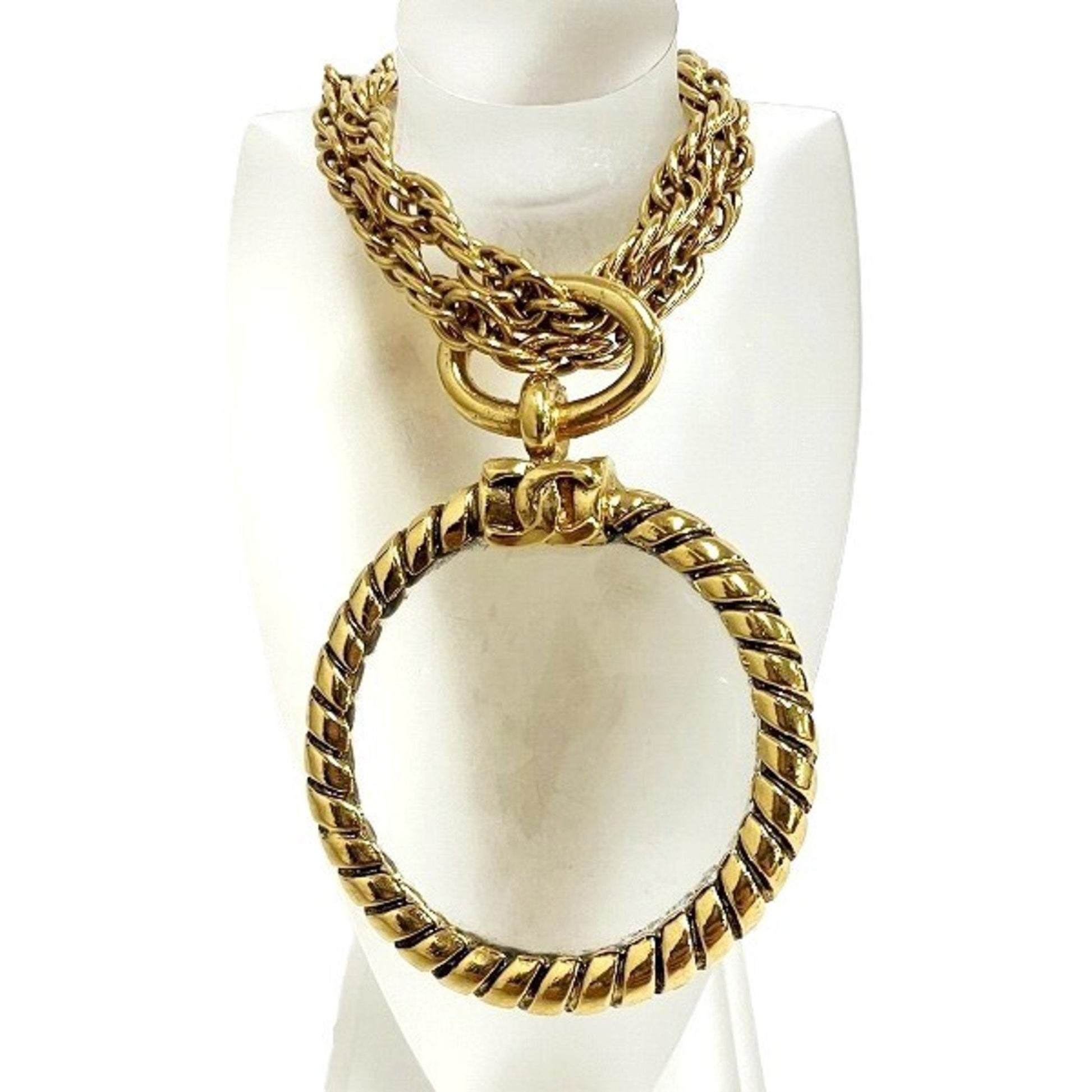 Chanel Coco Mark, Gold, Gold Plated, necklace