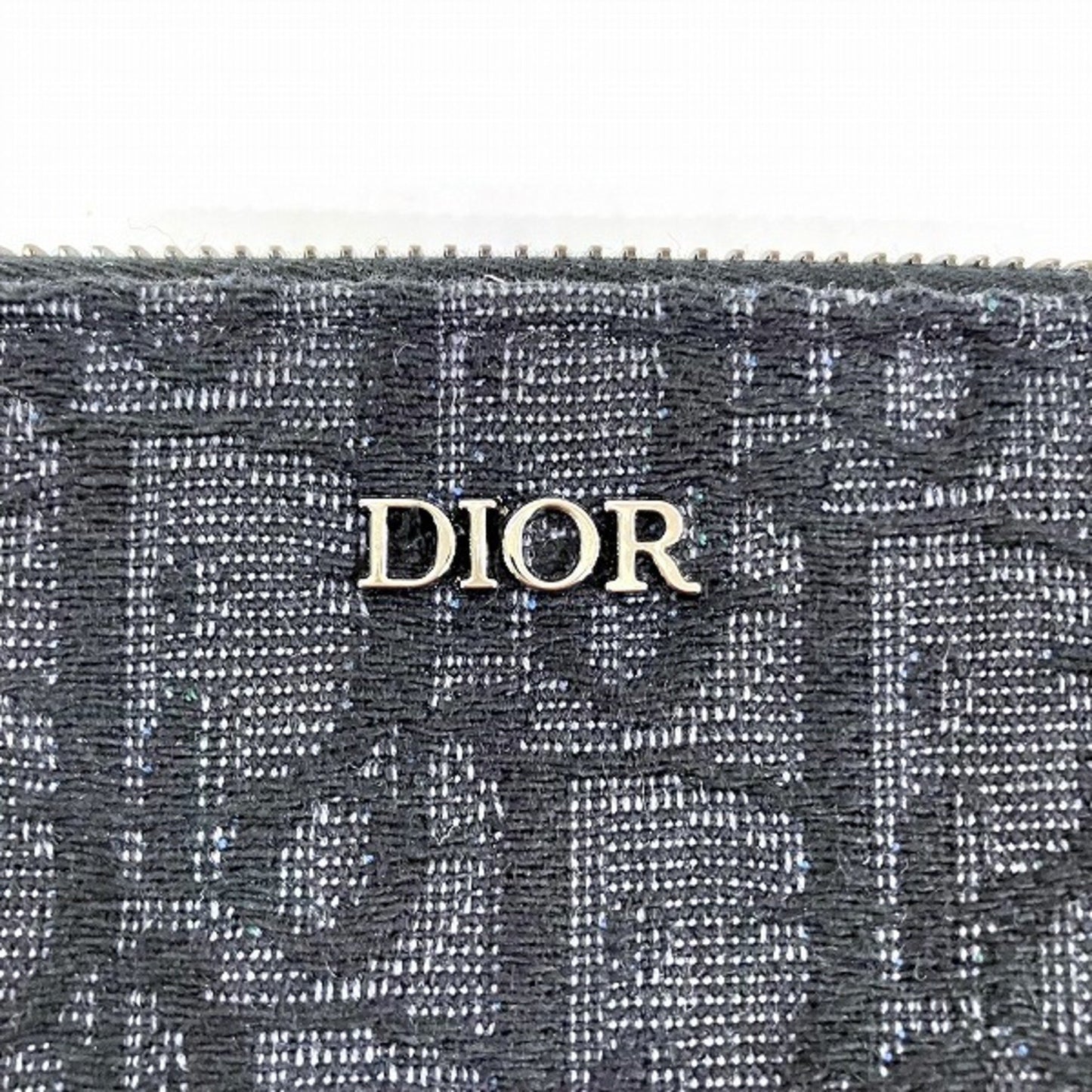 Dior Trotter, Grey, Canvas, clutch