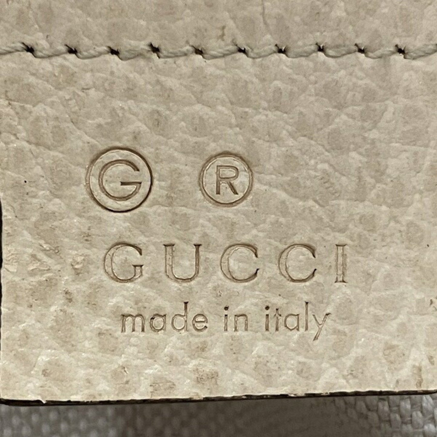 Gucci Soho, Ecru, Leather, handbag