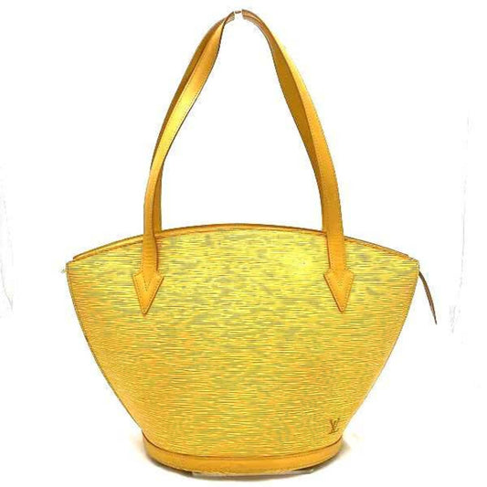 Louis Vuitton Alma, Yellow, Leather, handbag